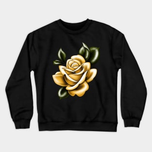 yellow rose Crewneck Sweatshirt